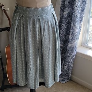 Sage green skirt